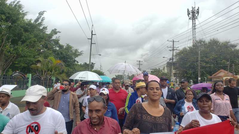 marcha por el parque del este