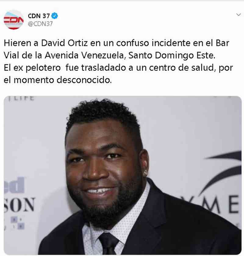 Hieren a David Ortiz en un confuso incidente en el Bar Vial