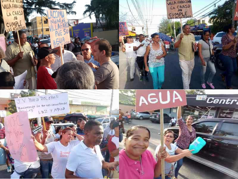 Villa Faro protest